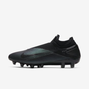 Nike Phantom Vision 2 Elite Dynamic Fit AG-PRO - Férfi Focicipő - Fekete/Fekete